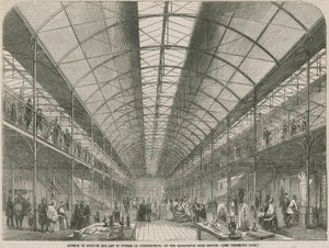 Museum of Science and Art in the course of construction, on the Kensington Gore Estate