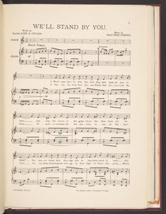 Music score of song 