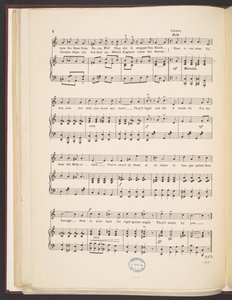 Music score of song 