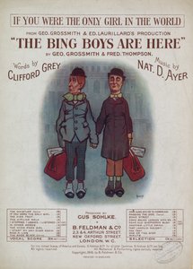 Music sheet for If You Were The Only Girl in the World by English School