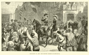 Napoleon III and the Prince Consort at Boulogne by English School