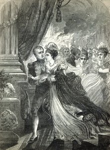 Napoleon and Marie-Louise Escaping from the Fire at the Ball Given on July 1st, 1810, by the Austrian Ambassador in Honour of the Marriage of the Imperial Couple by English School