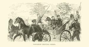 Napoleon leaving Sedan, September 1870 by English School