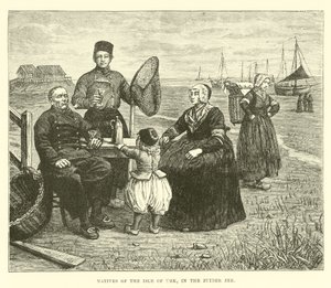 Natives of the Isle of Urk, in the Zuider Zee by English School