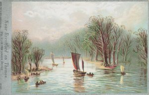Near Brentford on the River Thames by English School