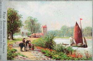 Near Hammersmith on the River Thames