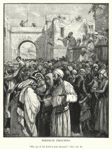 Nehemiah preaching by English School