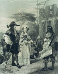 Nell Gwynn persuading Charles II to build a hospital by English School