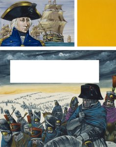 Nelson and Napoleon by English School