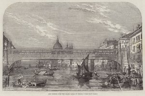 New Bridge over the Grand Canal in Venice by English School