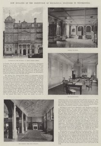 New Building of the Institution of Mechanical Engineers in Westminster by English School