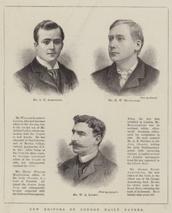 New Editors of London Daily Papers by English School