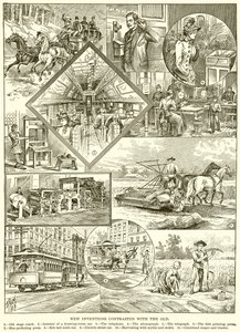 New Inventions Contrasted with the Old by English School