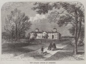 New Lunatic Asylum at Aberdeen by English School