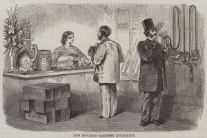 New Movable Gaslight Apparatus by English School