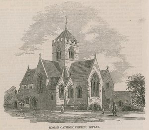 New Roman Catholic Church Near West India Docks by English School
