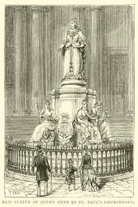 New Statue of Queen Anne in St. Paul