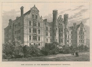 New Building at the Brompton Consumption Hospital, London by English School