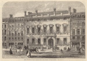 New Building of the Garrick Club, King Street, Covent Garden by English School