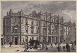 New Courthouse and Police Station, Bow Street, London, c1880 by English School