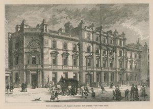 New Courthouse and Police Station on Bow Street by English School