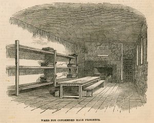 Newgate Prison. Ward for Condemned Prisoners by English School