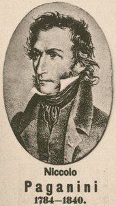 Niccolo Paganini by English School
