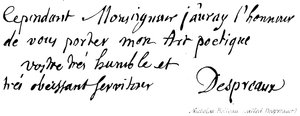 Nicholas Boileau (called Despreaux) by English School