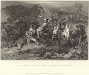 Night Sortie and Attack on Baggage Waggons by English School
