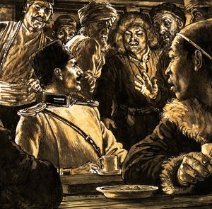 Nikolkai Prjevalsky and the Gobi Desert by English School