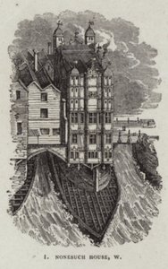 Nonesuch House on Old London Bridge by English School