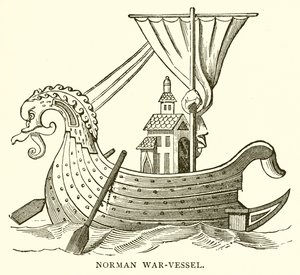 Norman War-Vessel by English School
