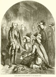 North American Indians Presented at the English Court by English School