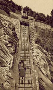 North Devon: Cliff Railway, Lynmouth to Lynton by English School