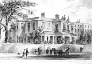 North West View of Camelford House, 1850