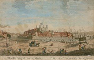 North west view of the Tower of London