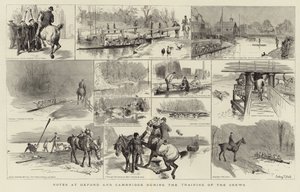 Notes at Oxford during the training of the crews