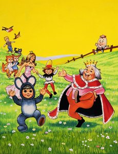 Nursery characters dancing