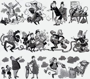 Nursery Rhyme Illustration by English School