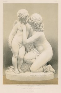 Nymph and Cupid by E. Muller