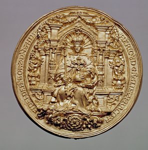 Obverse of the seal of Henry VIII (1491-1547)