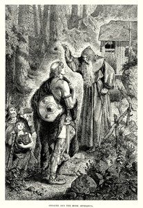 Odoacer and the Monk Severinus by English School