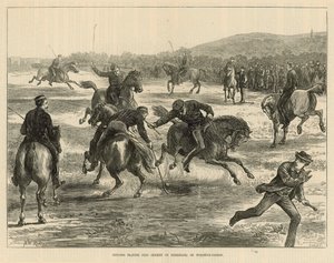 Officers Playing Polo on Woolwich Common by English School