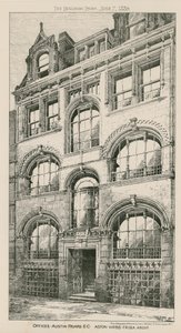 Offices, Austin Friars, London EC, Aston Webb, Architect