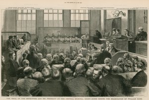 Old Bailey. The Trial of the Detectives and Mr Froggatt. The Examination of William Kerr by English School