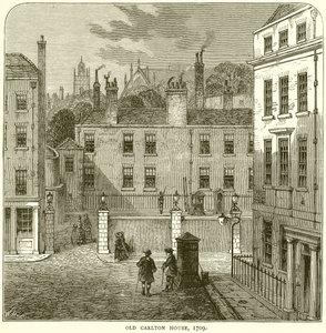 Old Carlton House, 1709 by English School