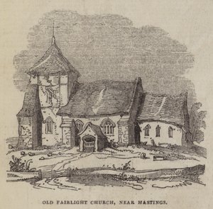 Old Fairlight Church, near Hastings by English School