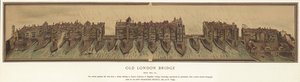 Old London Bridge About 1600