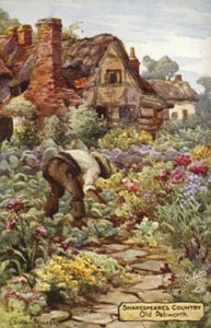 Old Pebworth, Worcestershire by English School