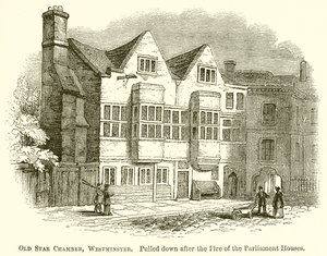Old Star Chamber, Westminster by English School